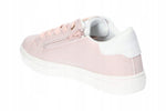 AC Big Girls' Light Pink Sneakers with Floral Pattern | 122/22-LP