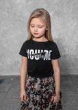 Girls' Black T-shirt | S-53