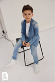 All For Kids Boys' Blue Jeans Blazer | S-151