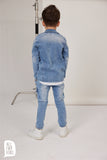 All For Kids Boys' Blue Jeans Blazer | S-151