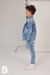 All For Kids Boys' Blue Jeans Blazer | S-151