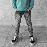 All for Kids Boys' Graphite Jeans Pants - 11 y | S-49