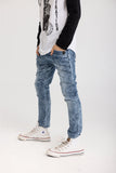 All for Kids Boys' Blue Soft Jeans Pants | S-135