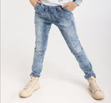 Girls' Blue Soft Jeans Pants | S-131