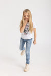Girls' Blue Soft Jeans Pants | S-131