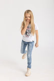 Girls' Blue Soft Jeans Pants | S-131
