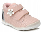 AC Girls' Light Pink Sneakers with Silver Flower | 194/23-P