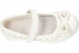 AC Girls' White Flats | 327/22-W