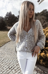 Beige Knitted Sweater | INEZ
