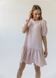 Women's Light Pink 100% Cotton Dress | B&A-03