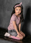 Girls' Dusty Pink T-shirt | S-65