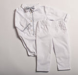 Baby Boy Formal Baptism Set with White Cap | IZ-02