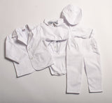 Baby Boy Formal Baptism Set with White Cap | IZ-02
