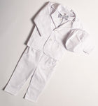 Baby Boy Formal Baptism Set with White Cap | IZ-02