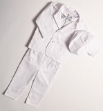 Baby Boy Formal Baptism Set with White Cap | IZ-02