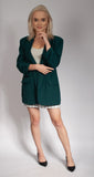 Italian Style Dark Green Blazer | HAL-110
