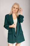 Italian Style Dark Green Blazer | HAL-110