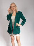 Italian Style Dark Green Blazer | HAL-110