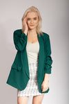 Italian Style Dark Green Blazer | HAL-110
