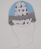 Summer Hat with Cat, Visor and Chin Strap | WOL-2