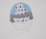 Summer Hat with Cat, Visor and Chin Strap | WOL-2