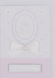 Girls' Baptism Greeting Card | C6-2