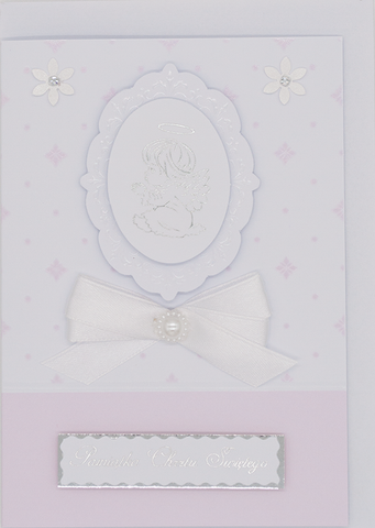 Girls' Baptism Greeting Card | C6-2