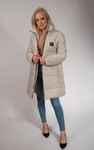 Italian-style Dove- Gray Jacket with CC Patch | HAL-181