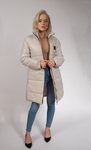 Italian-style Dove- Gray Jacket with CC Patch | HAL-181