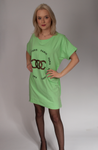 Italian-style Tunic with CoC Paris Print | 4AB48