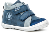 Wojtyłko Boys' Blue and Light Gray Sneakers with Star Print | 3T23002-B