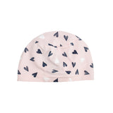 Light Pink Short Beanie with Tie Knot - 6-12 years | 38/055-LP