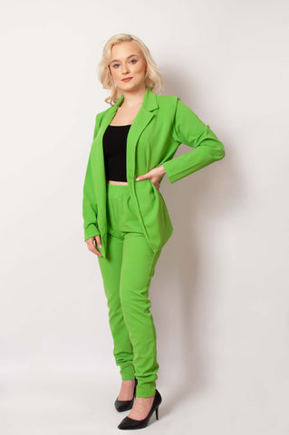 Juicy Green Italian Blazer and Pants Set | 8AB1601-NGR