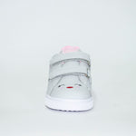 AC Toddler Girl Gray Sneakers with Rainbow Print | 735/21-G