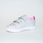 AC Toddler Girl Gray Sneakers with Rainbow Print | 735/21-G