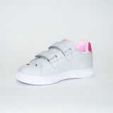 AC Toddler Girl Gray Sneakers with Rainbow Print | 735/21-G
