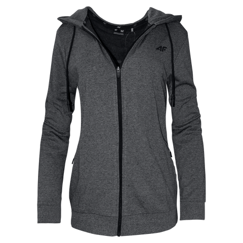 4F Mens' Dark Gray Hooded Sweatshirt | BLM016