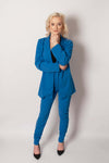 Blue Italian Blazer and Pants Set | 8AB1601-DB