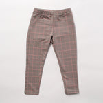 Girls' Gray Plaid Pants | MIK-12