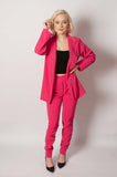 Fuchsia Italian Blazer and Pants Set | 8AB1601-FUS
