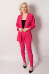 Fuchsia Italian Blazer and Pants Set | 8AB1601-FUS