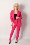 Fuchsia Italian Blazer and Pants Set | 8AB1601-FUS