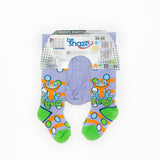 Girls' Purple Printed Tights | RA-05-PUF
