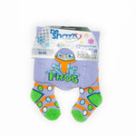 Girls' Purple Printed Tights | RA-05-PUF