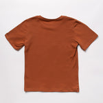 MIMI Boys' Brown Printed T-shirt | S-122