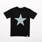 MIMI Boys' Black T-shirt with Star Print | S-124