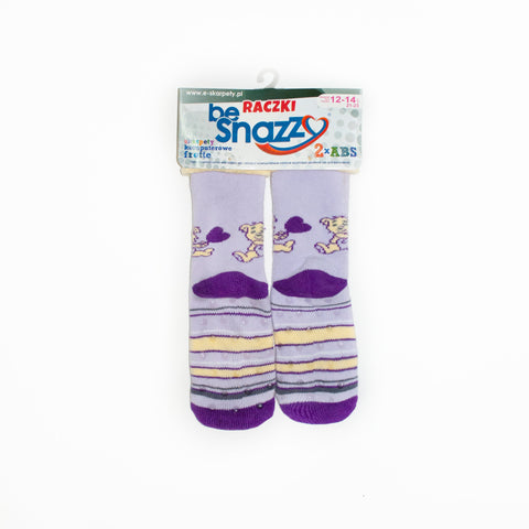 Light Purple Socks with ABS | SKF-03-LPU
