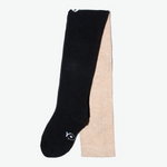 YO! Beige and Black Patterned Tights  | RAB-0003G-BB / 4-5 years