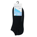 Segreti Black Cotton No-show Socks | SR-01