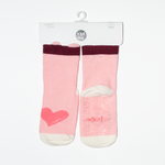 Pink YO! Girl's Socks with ABS | SKA-0065G-P
